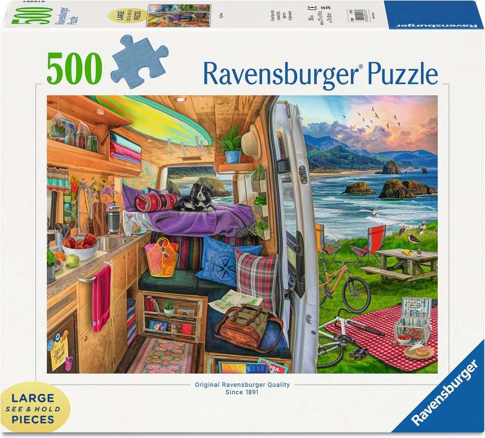 Ravensburger Puzzle Pohled z karavanu XXL 500 dílků
