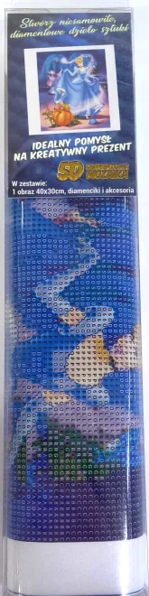 NORIMPEX Diamantové malování Popelka 40x30cm