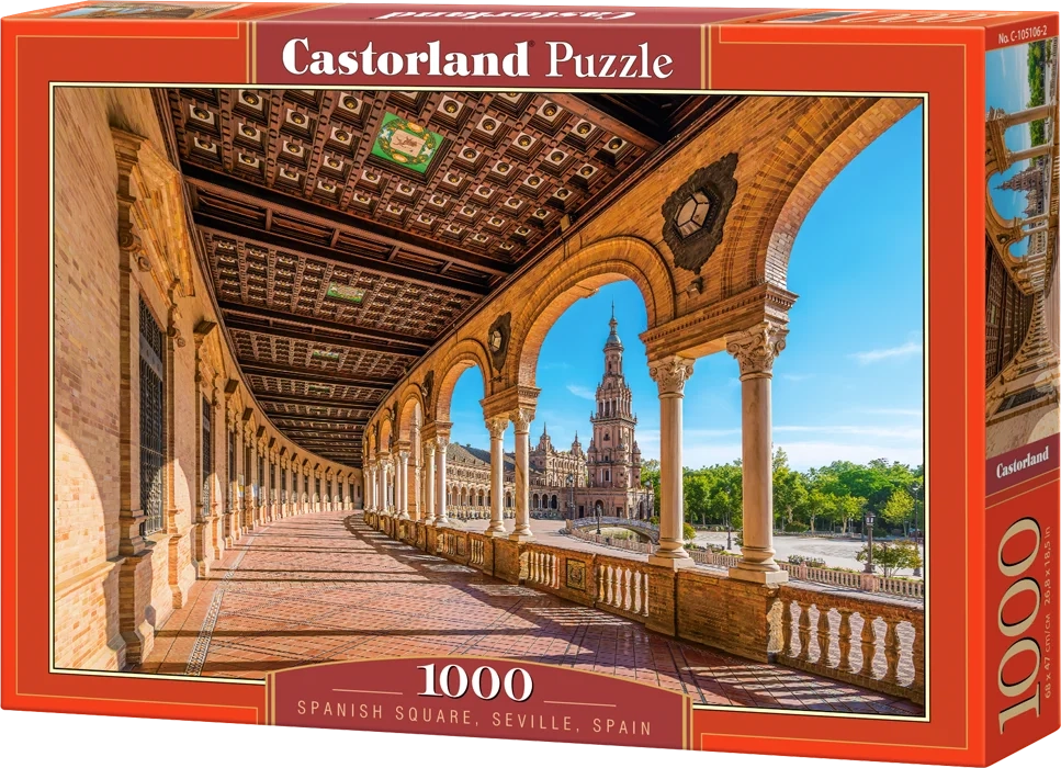 CASTORLAND Puzzle Španělské náměstí, Sevilla 1000 dílků