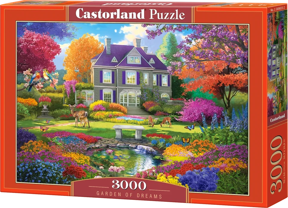 Puzzle 3000 prvků Zahrada snů