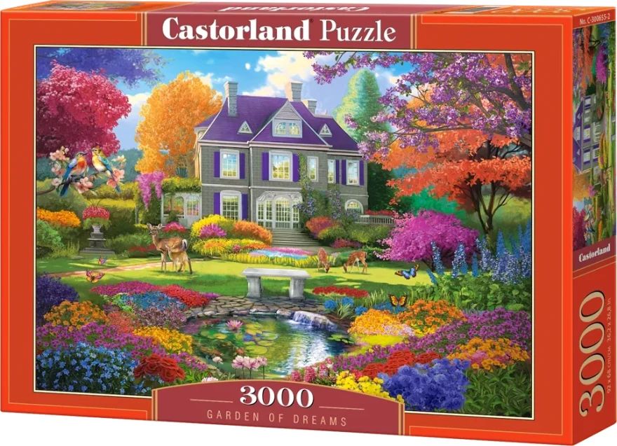 CASTORLAND Puzzle Zahrada snů 3000 dílků