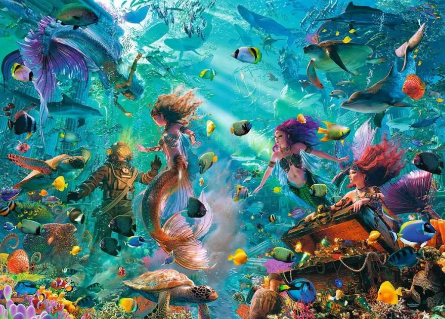RAVENSBURGER Puzzle Podmořské království 9000 dílků