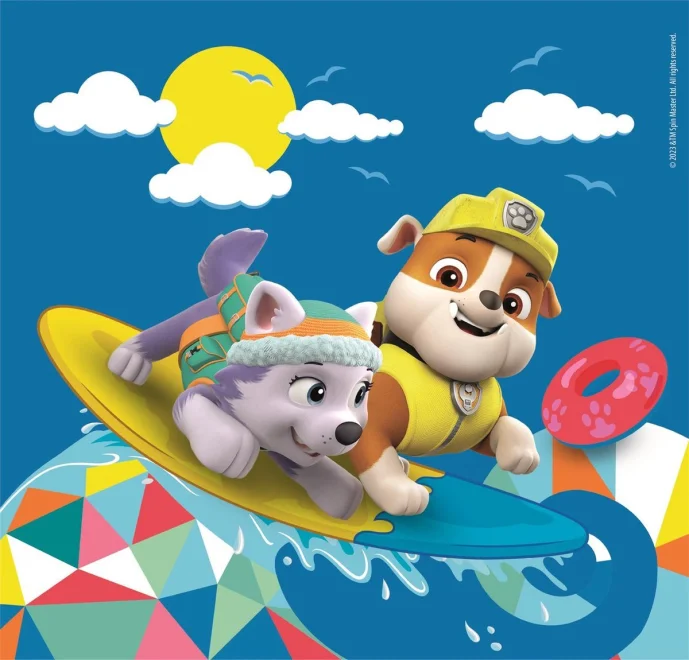 CLEMENTONI Puzzle Tlapková patrola 3x48 dílků