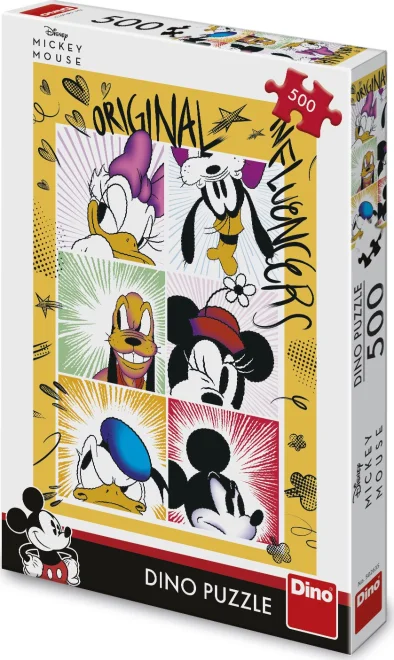 DINO Puzzle Mickeyho parta 500 dílků