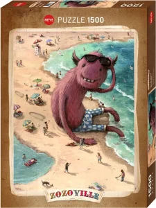 Puzzle Zozoville: Lážo Plážo 1500 dílků