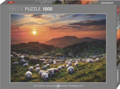 Puzzle Ovce a sopky 1000 dílků