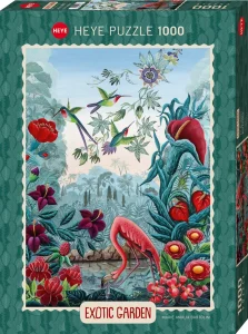 Puzzle Exotic garden: Ptačí ráj 1000 dílků