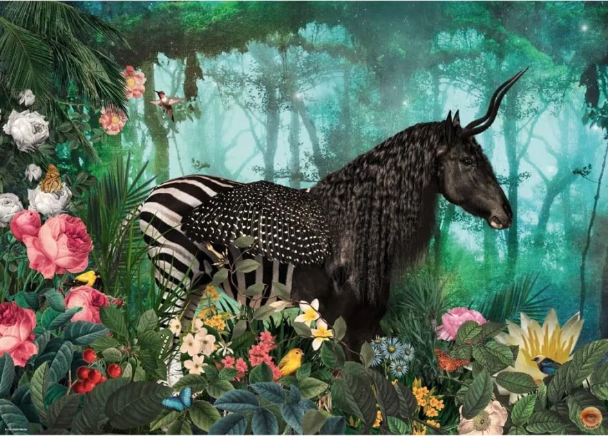 Heye Puzzle Fauna Fantasies: Equpidae 1000 dílků