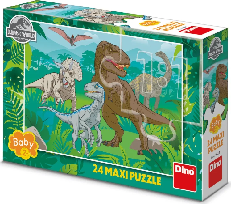 DINO Puzzle Jurský svět MAXI 24 dílků