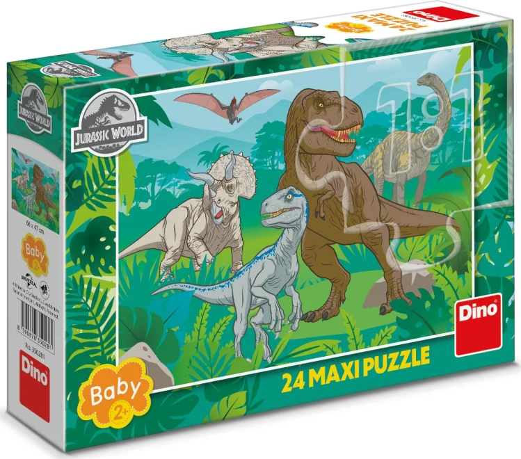 DINO Puzzle Jurský svět MAXI 24 dílků