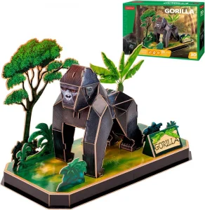 3D puzzle Gorila 34 dílků