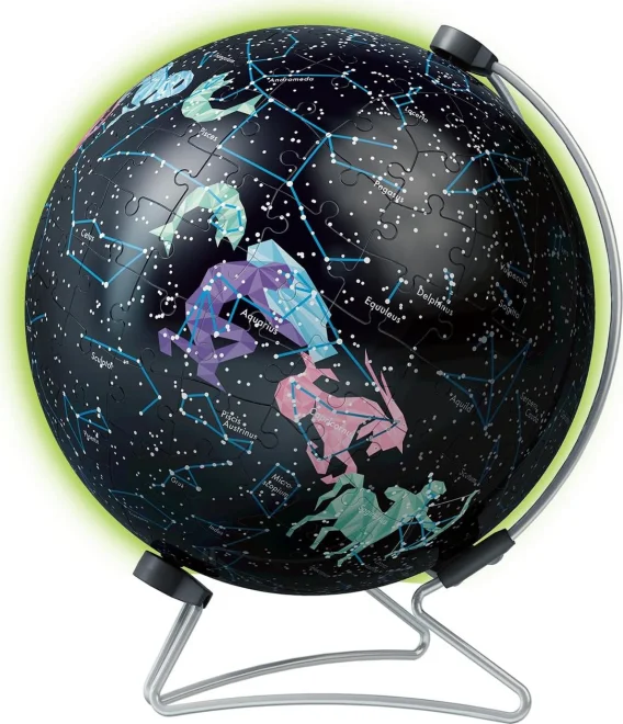 RAVENSBURGER 3D Svítící puzzleball Hvězdný globus 190 dílků