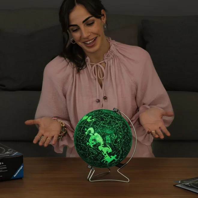 RAVENSBURGER 3D Svítící puzzleball Hvězdný globus 190 dílků