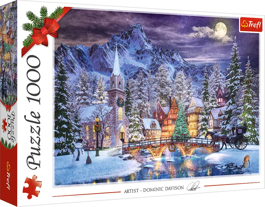 TREFL Puzzle Vánoční atmosféra 1000 dílků