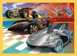 TREFL Puzzle Autíčka Hot Wheels 4v1 (35,48,54,70 dílků)