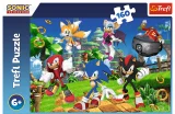 TREFL Puzzle Sonic a jeho přátelé 160 dílků