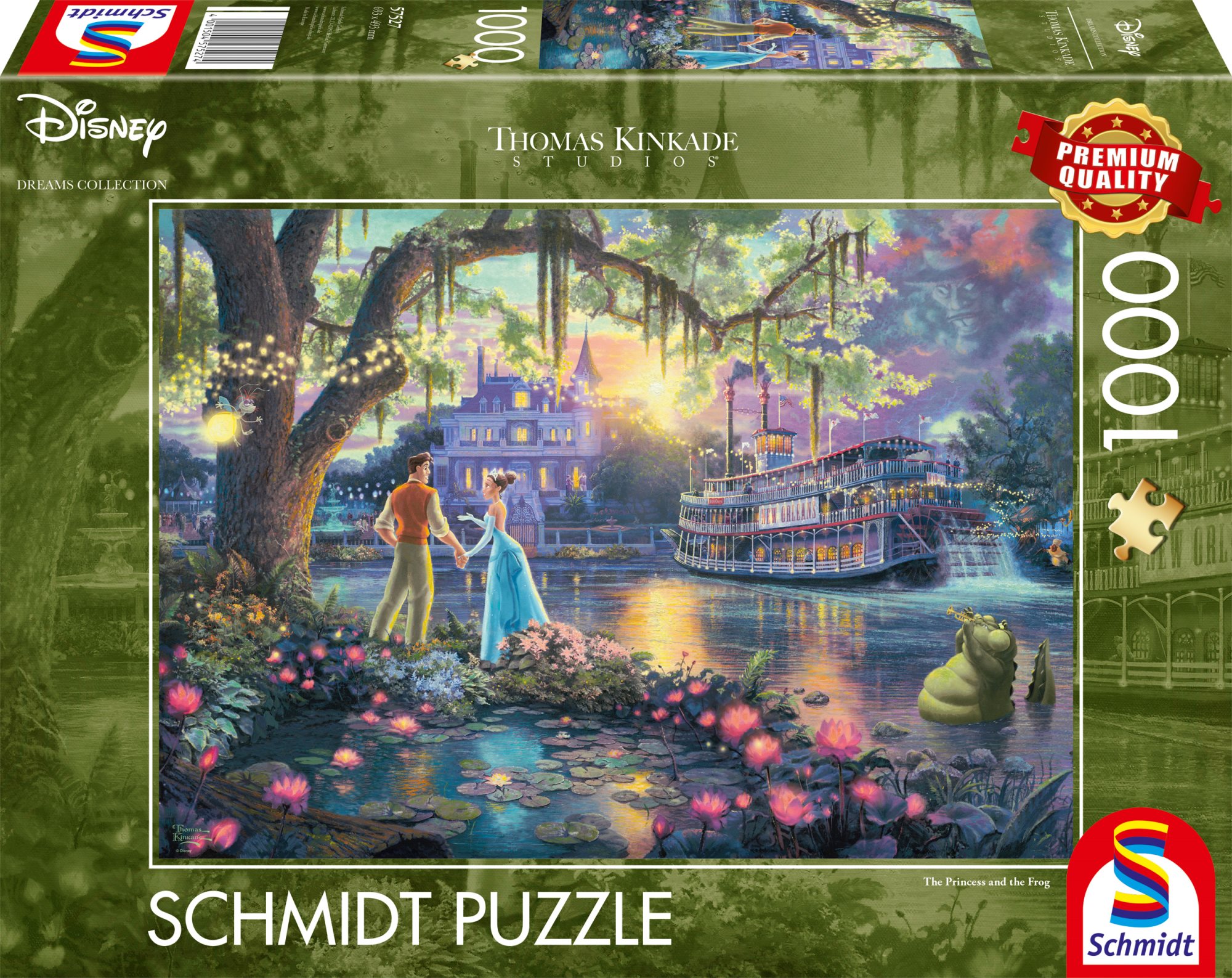SCHMIDT Puzzle Princezna a žabák 1000 dílků