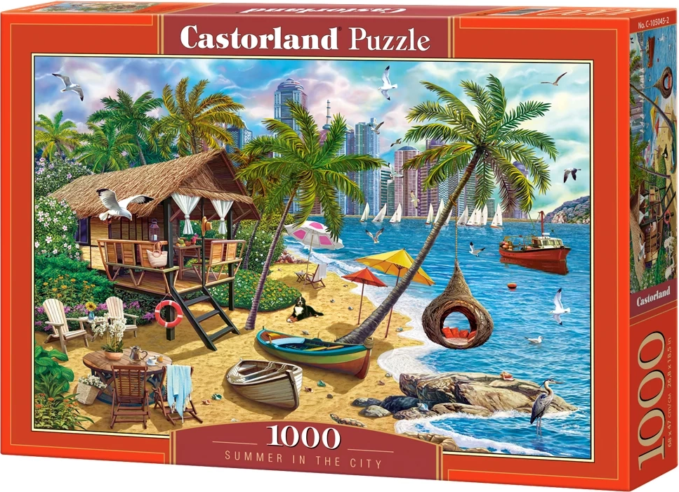 Castorland Léto ve městě 1000 dílků