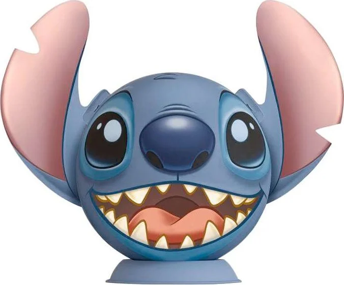 RAVENSBURGER 3D Puzzleball Stitch s ušima 77 dílků