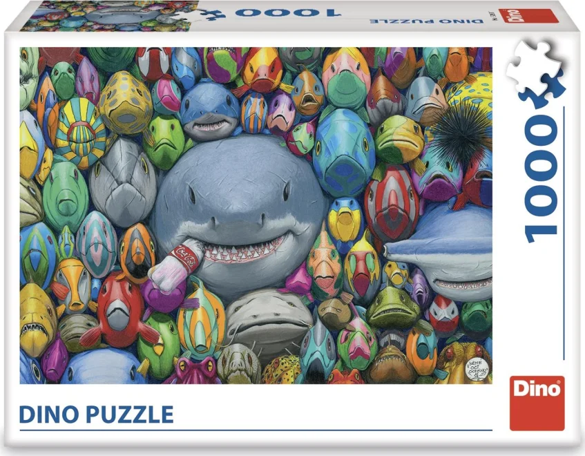 DINO Puzzle Barevné rybičky 1000 dílků