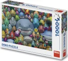 DINO Puzzle Barevné rybičky 1000 dílků