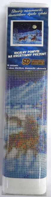 NORIMPEX Diamantové malování Vlčí smečka 40x30cm