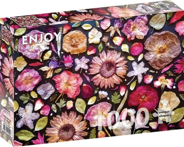Puzzle Růžová 1000 dílků