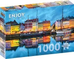 ENJOY Puzzle Starý kodaňský přístav 1000 dílků