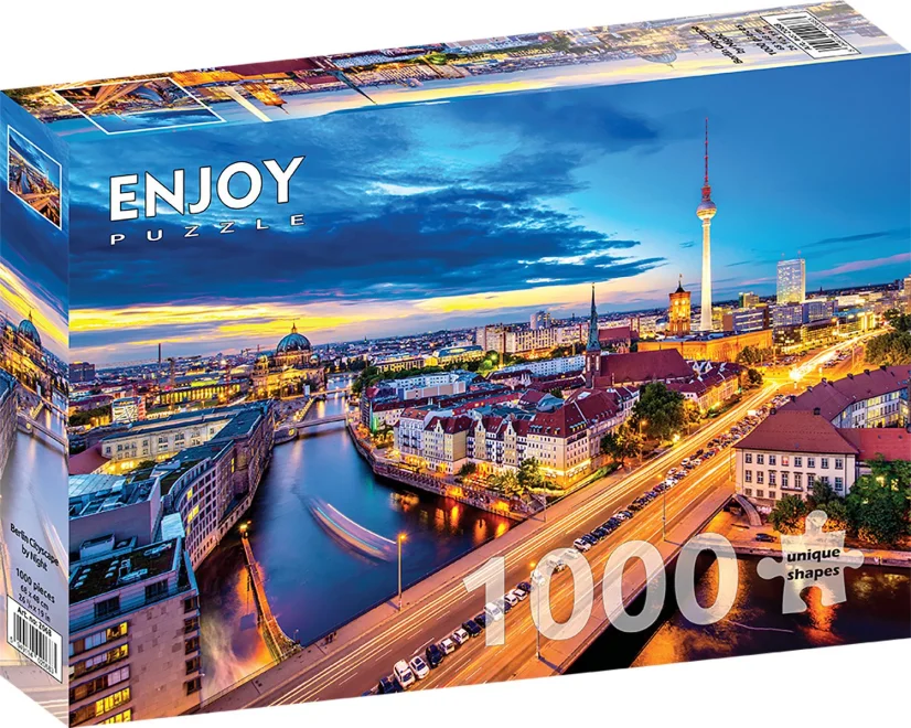 Enjoy Puzzle Noční Berlín 1000 dílků