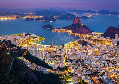 Puzzle Rio de Janeiro v noci, Brazílie 1000 dílků