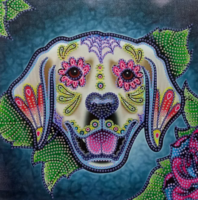 NORIMPEX Diamantové malování 7D Labrador 30x30cm