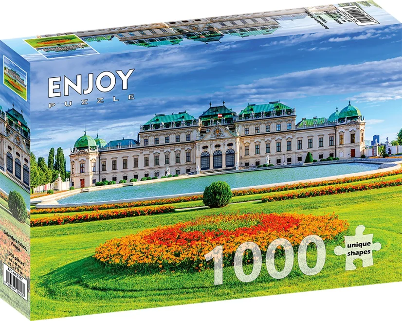 ENJOY Puzzle Zámek Belvedere, Vídeň 1000 dílků