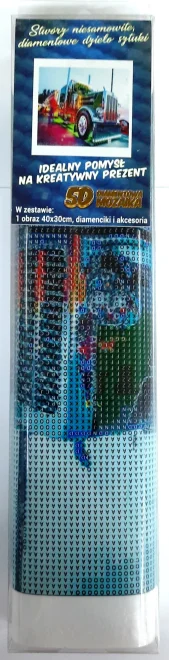 NORIMPEX Diamantové malování Barevný kamion 40x30cm