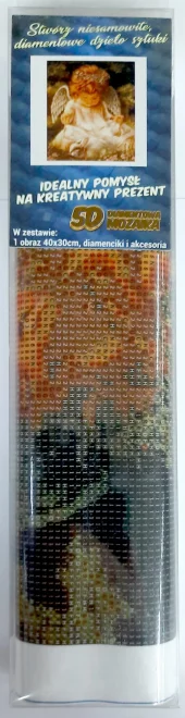 NORIMPEX Diamantové malování Andílek 40x30cm