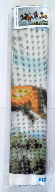NORIMPEX Diamantové malování Cválající stádo 80x40cm