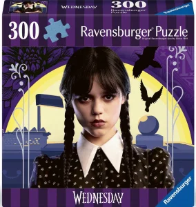 Puzzle Ravensburger 300 dílků Wednesday: No Hug Zone
