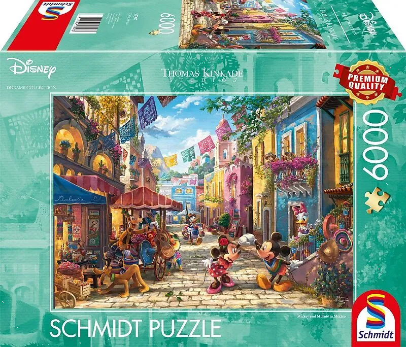 SCHMIDT Puzzle Mickey & Minnie v Mexiku 6000 dílků