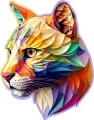 WOODEN CITY Dřevěné puzzle Barevná puma 150 dílků