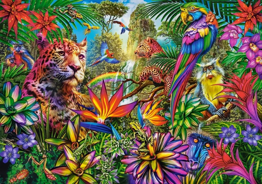 CASTORLAND Puzzle Móda džungle 500 dílků