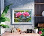 Cherry Pazzi Puzzle Růžové květy lotosu 500 dílků