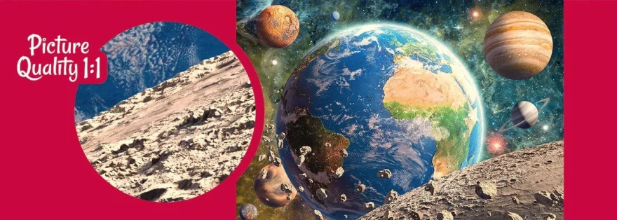 CHERRY PAZZI Puzzle Výhled z Měsíce 500 dílků