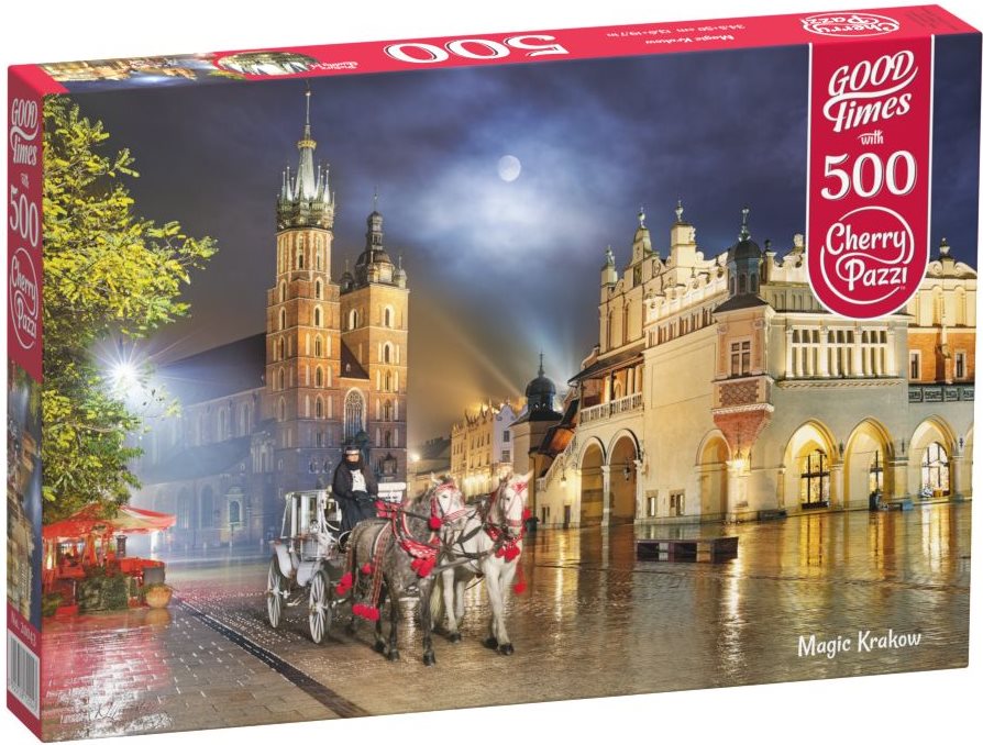 CHERRY PAZZI Puzzle Kouzelný Krakow 500 dílků