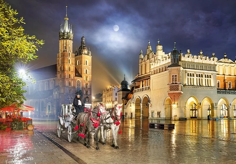 CHERRY PAZZI Puzzle Kouzelný Krakow 500 dílků