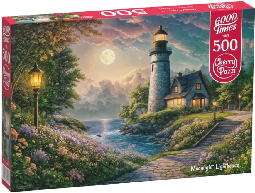 Cherry Pazzi Puzzle Maják v měsíční svitu 500 dílků