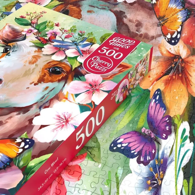 CHERRY PAZZI Puzzle Páni, kráva! 500 dílků