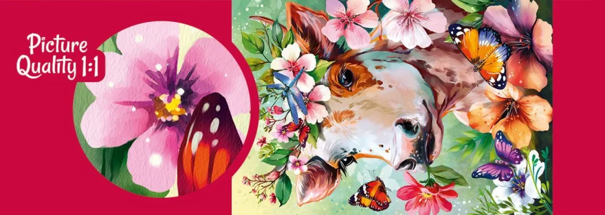 CHERRY PAZZI Puzzle Páni, kráva! 500 dílků
