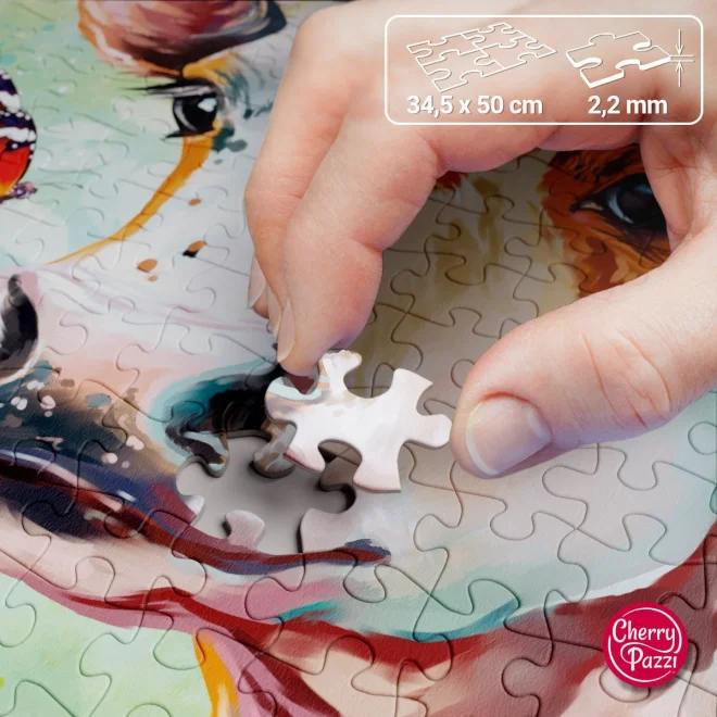 CHERRY PAZZI Puzzle Páni, kráva! 500 dílků