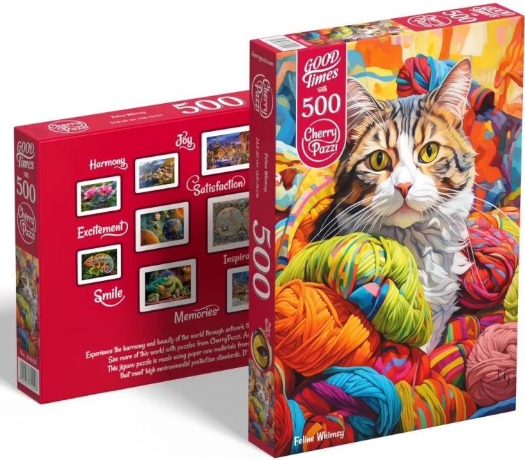 Cherry Pazzi Puzzle Kočičí rozmar 500 dílků