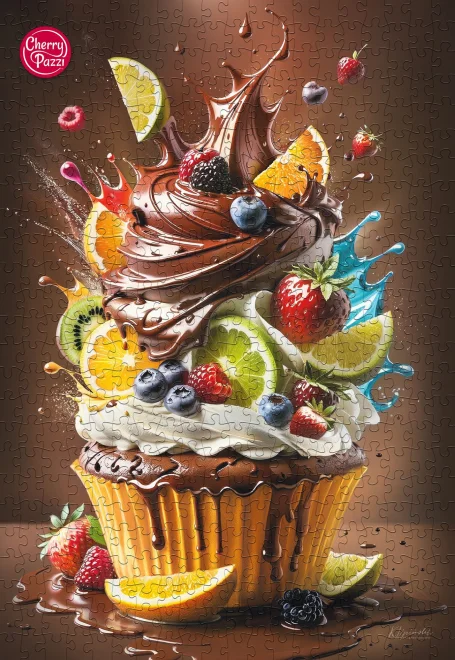 CHERRY PAZZI Puzzle Bláznivý dort 500 dílků