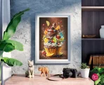 CHERRY PAZZI Puzzle Bláznivý dort 500 dílků